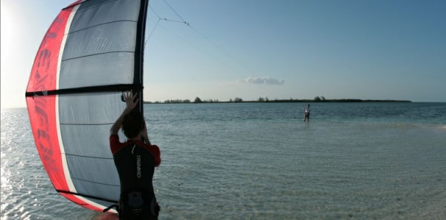  Decollo del kite surf 